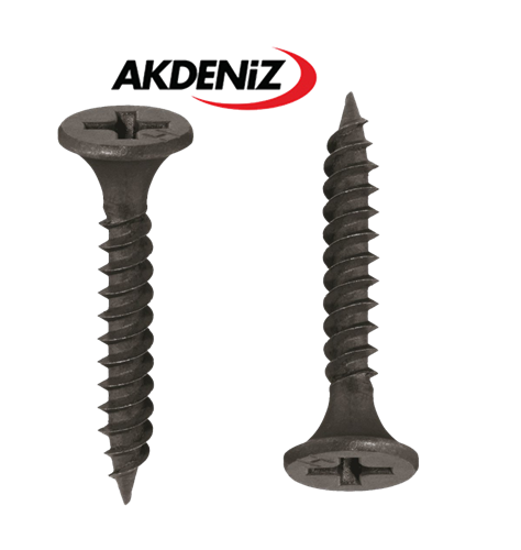 AKDENİZ ALÇIPAN VİDASI SIK DİŞLİ 3.5x35 (1000)
